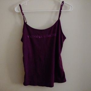 Sz L Purple Victoria's Secret Tank Top